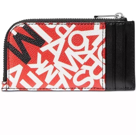 MICHAEL KORS Men's Scattered Logo L-Zip RFID Wallet - Picture 4 of 8